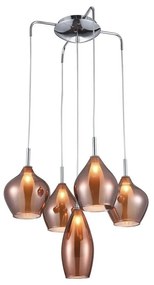 Azzardo AZ3172 - Luster na lanku MILANO 5xG9/40W/230V