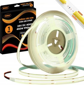 COB Neónový LED pásik 24V - 480D - 9W/m - IP20 - 990lm - 1m - neutrálna farba