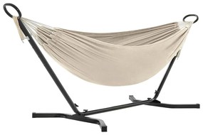 Hojdacia sieť so stojanom, 5 nastaviteľných výšok, béžová farba