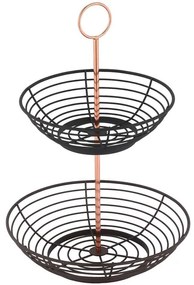 2-poschodový košík na ovocie