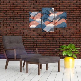 Obraz - Japonské vlny (90x60 cm)
