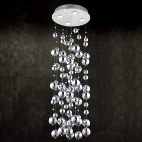 Závesné svietidlo AZZARDO RAIN Pendant chróm AZ0270