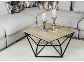 Konferenčný stolík Loftstyle 60 cm čierny