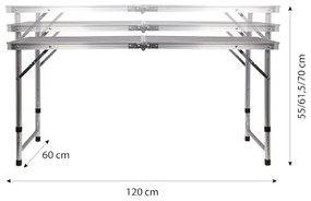 Sada skladacieho kempingového stola a stoličiek NILS Camp NC1633