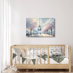 Obraz - Maľba z Paríža (90x60 cm)