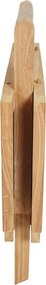 Záhradný konferenčný stolík Jakarta 50x50 cm, skladacia, teak