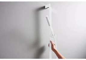 Hansgrohe Pulsify S, tyčová ručná sprcha 100 1jet EcoSmart, biela matná, HAN-24125700