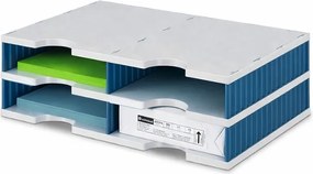 Triediace moduly, 4 priehradky, modrá