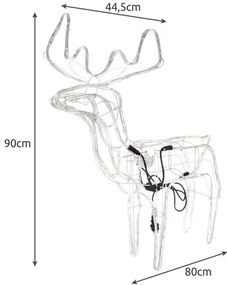 Vianočný sob LED Ruhhy 22509