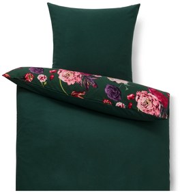 Posteľná bielizeň z česanej bavlny, zelená, štandardná veľkosť