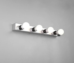 Nástenné svietidlo v lesklej striebornej farbe Theatro - Trio