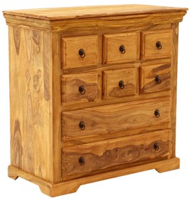 furniture-nabytek.cz - Rustikálna komoda z dreva palisander 90x90x45