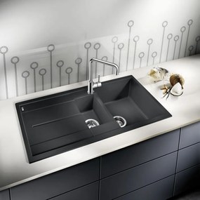 Blanco Metra 6 S, silgranitový drez 1000x500x190 mm, 1,5-komorový, tmavá hnedá, BLA-515046