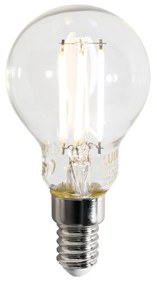 Inteligentná stojaca lampa zlatá s ružovým sklom 3-svetlá vrátane 3 Wifi P45 - Vidro