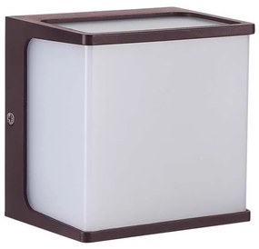 LED Vonkajšie nástenné svietidlo LED/8W/230V IP65 3000K hnedá