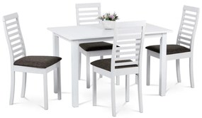 Jedálenský set Churton-4000 WT (biela + hnedá) (pre 4 osoby). Vlastná spoľahlivá doprava až k Vám domov. 1120662
