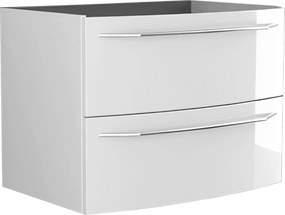 XXXLutz SPODNÁ UMÝVADLOVÁ SKRINKA, biela, biela, 74/55/51 cm Welnova - Kúpeľňové skrinky - 000970002601