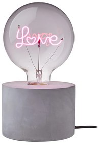 BRIGHT LIGHT LED Žiarovka "Love" - ružová
