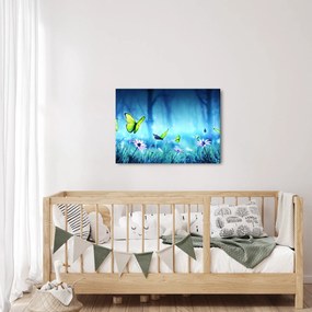 Obraz - Mystická lesná čistina (70x50 cm)