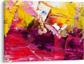 Obraz abstrakcie - maľba (70x50 cm)