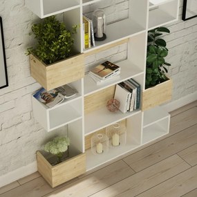 Knižnica Niho White and Oak