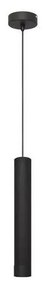 Helam LED Luster na lanku TUBA 1xGU10/4,8W/230V čierna W-KM 1111/1 BK