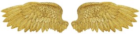 Angel nástenná dekorácia zlatá