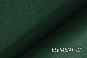 Posteľ Boxspring Penia 160x200 s úložným priestorom - zelený hydrofóbny zamat Element 12