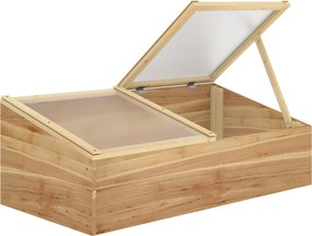 Outsunny Mini Záhradný Skleník pre sadenice rozmery 100D x 50Š x 36V cm Strecha s 2 nezávislými otváracími panelmi Polykarbonátové panely predúdené sm