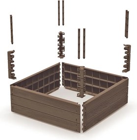 Vyvýšený záhon BOS WADY 75,6 cm hnědý