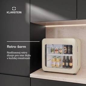 Klarstein Audrey Evo chladič nápojov | 39 x 38 cm | LED vnútorné osvetlenie | 75 W | 42 dB