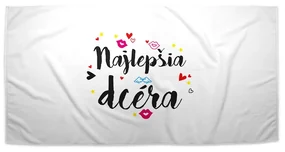 Sablio Uterák Najlepšia dcéra - 30x50 cm