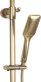Rea Tom, sprchový set s termostatickou batériou, zlatá matná, REA-P5004