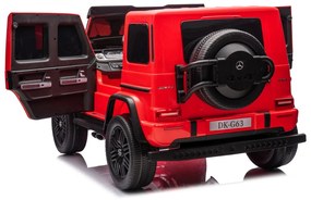 Elektrické autíčko Mercedes G63 AMG 4x200W XXL - červené