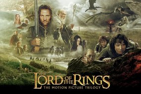Plagát, Obraz - Lord of the Rings - Trilogy, (120 x 80 cm)