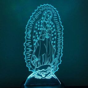 3Dmix 3DL-DRGB022 – 3D LED nočná lampa - Panna Mária (Dual RGB)