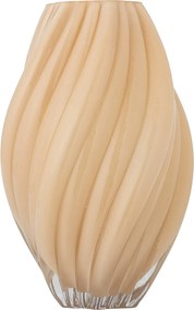 Bloomingville Sklenená váza Kanji Nature 30 cm