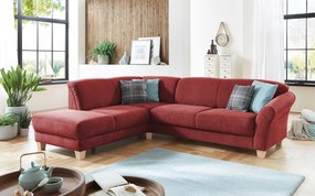 XXXLutz ROHOVÁ SEDAČKA, textil, červená Sit & More - Sedačky - 000144005340