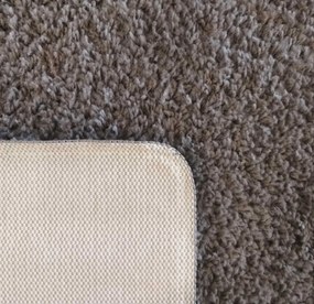 Hnedý shaggy koberec Camel s protišmykovou úpravou | 20 mm vlas Rozmer: 60x100 cm