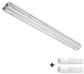 Kobi LED Technické žiarivkové svietidlo T8 2xG13/18W/230V 6500K IP65 KFHC218ZB1