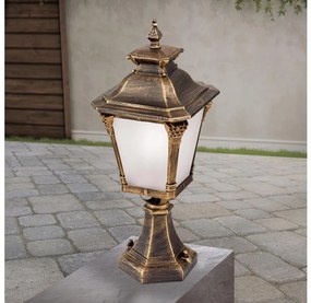 Orion - Vonkajšia lampa AIKO 1xE27/60W/230V 59 cm IP23 bronz/patina