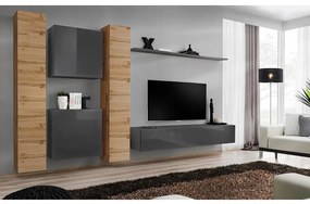 Obývacia stena Switch VI Wotan/Grafit