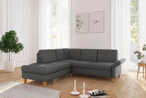 XXXLutz ROHOVÁ SEDAČKA, textil, tmavosivá Sit & More - Sedačky - 000144016182