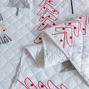 Prehoz na posteľ JINGLE, biely Rozmer: 170 x 210 cm