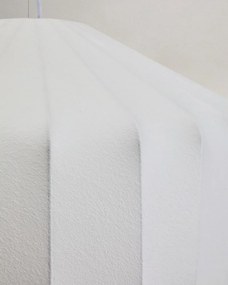 Biele stropné svietidlo s textilným tienidlom ø 51 cm Somar – Kave Home