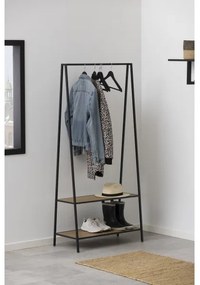 Vešiak SARON dub/čierna