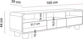 TV stolík PASCAL 160 cm