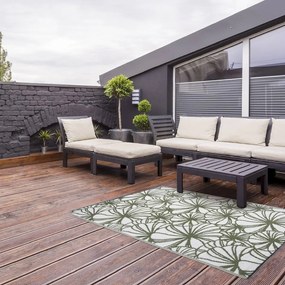 Esschert Design Koberec Jessica, 150x242,5 cm, zelená