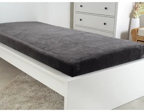 Tmavosivá plachta z mikroflanelu 180x200 cm Exclusive – B.E.S.