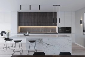 Závesné svietidlo Lagos, 2x čierne kovové tienidlo, o